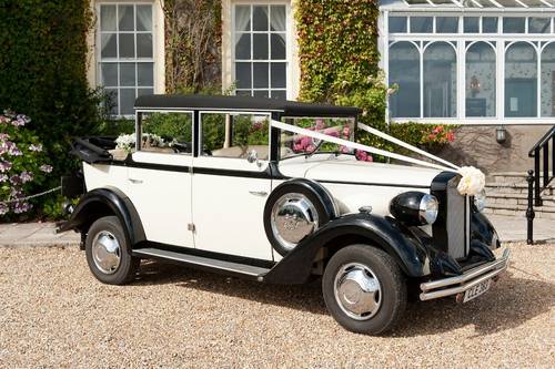 Select limos 1920’s classic with folding hood Regent wedding car