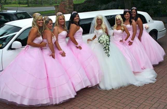 Select Limos White stretched limousine