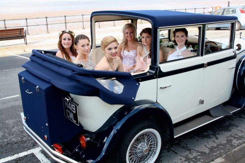 Select LimosHarriet our 6 passenger 1920 style classic prom and wedding car