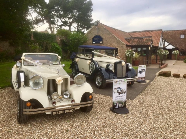 Select Limos Beauford and Regent wedding cars for up to 9 passengers