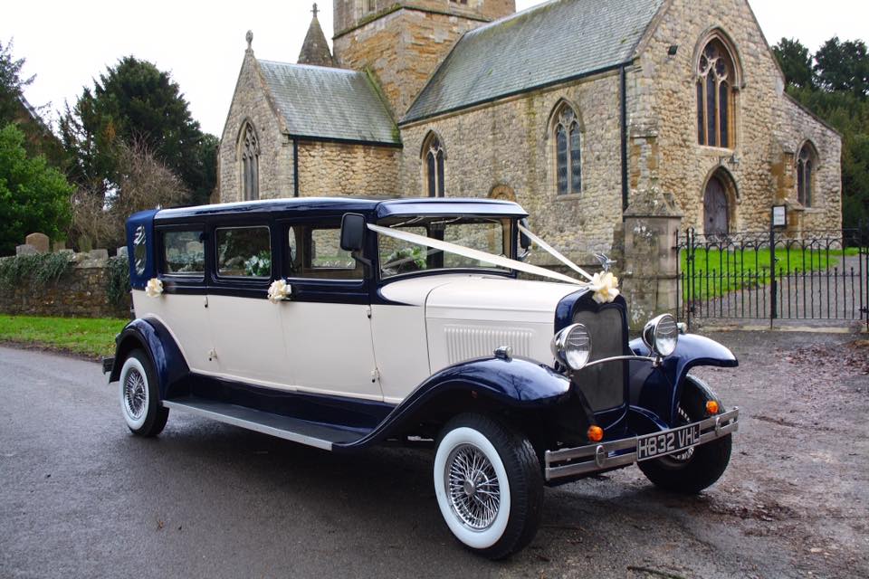 Select Limos 7 passenger classic 1930 style wedding car called Harvey