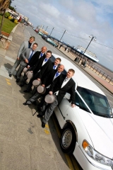 Select Limos White stretched limousines