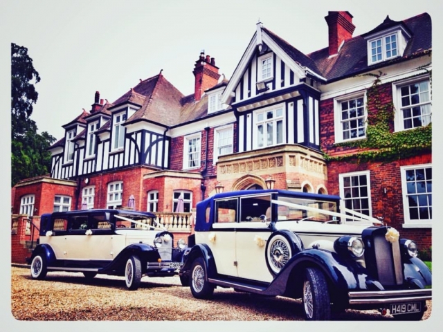 1920's style wedding cars, Vintage classic styling